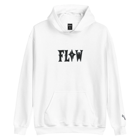 Night Logo Hoodie White